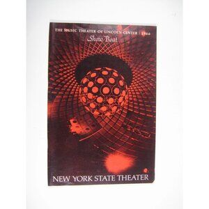 1966 Show Boat Playbill Lincoln Center New York State Theater Cook Towers